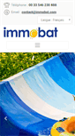 Mobile Screenshot of immobat.fr